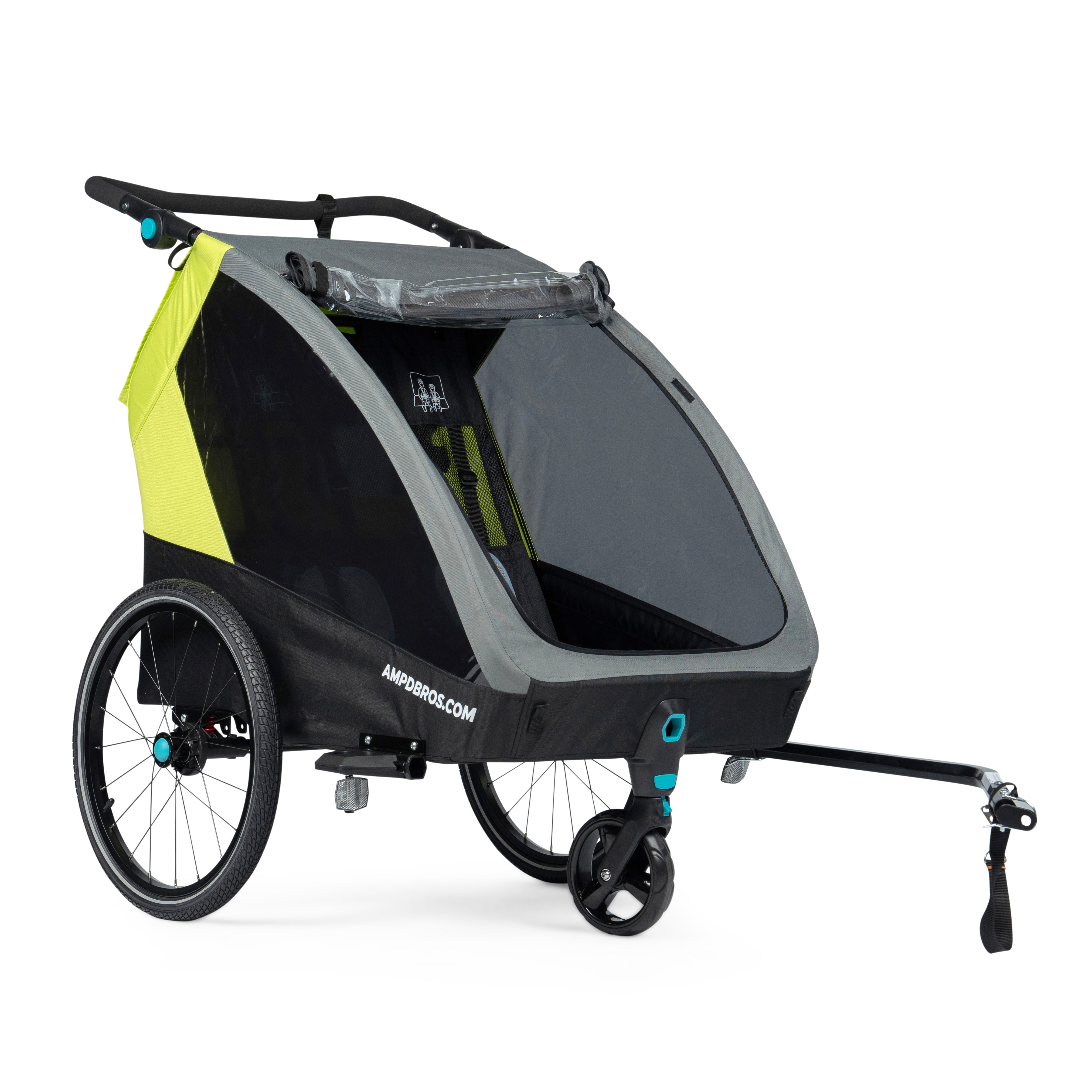 AMPD BROS DELUXE KIDS BIKE TRAILER